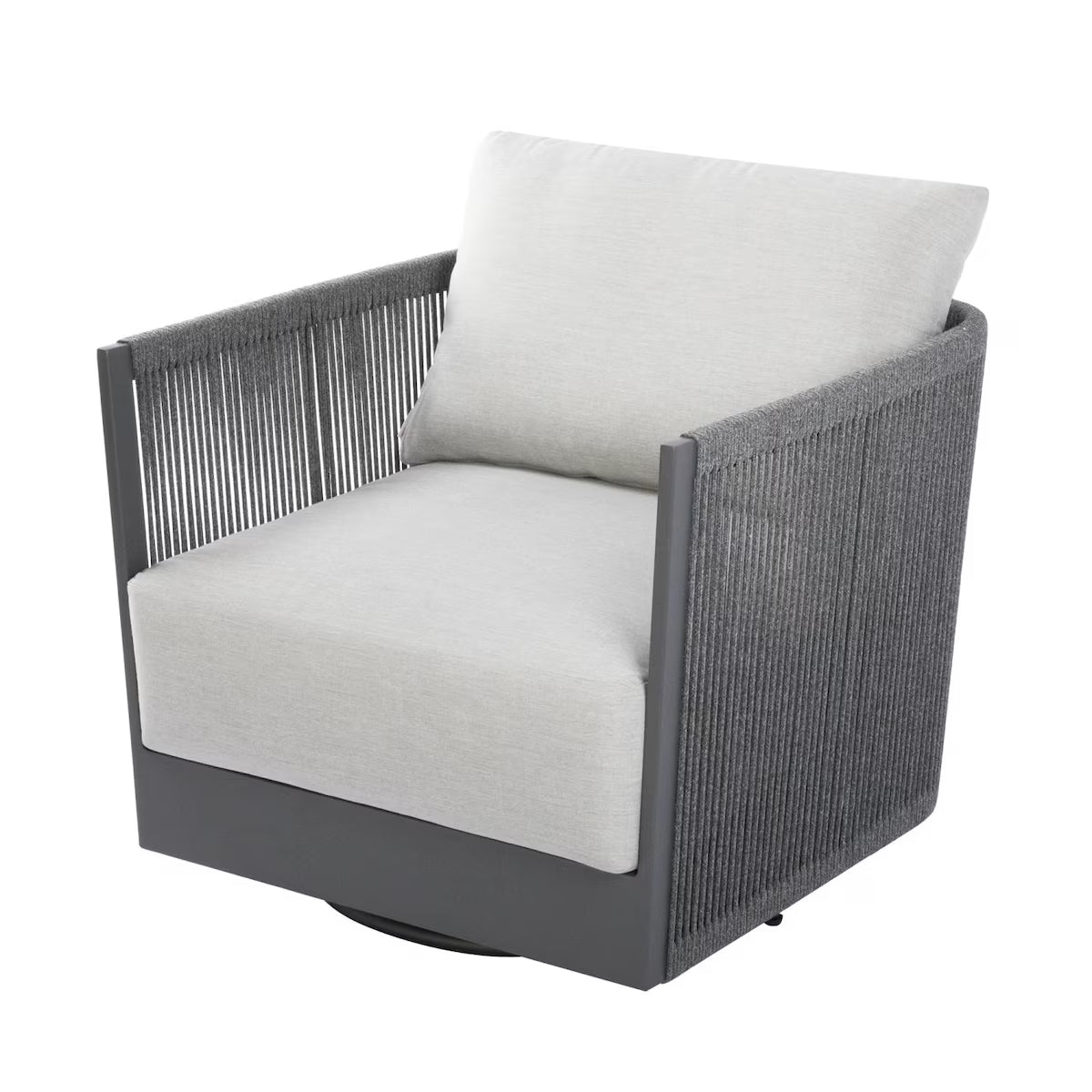 Elementi Capri Aluminum Lounge Chair with Sunbrella Cushions