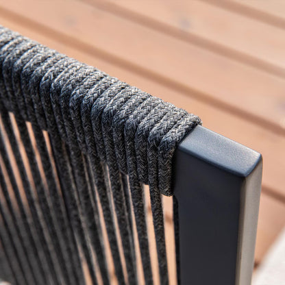 Elementi Capri Aluminum Swivel Chair with Sunbrella Cushions